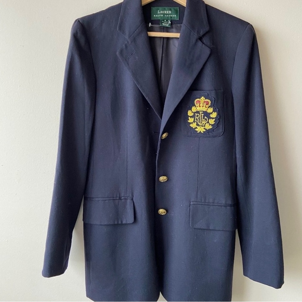 Vintage 90s Ralph Lauren Crest Blazer